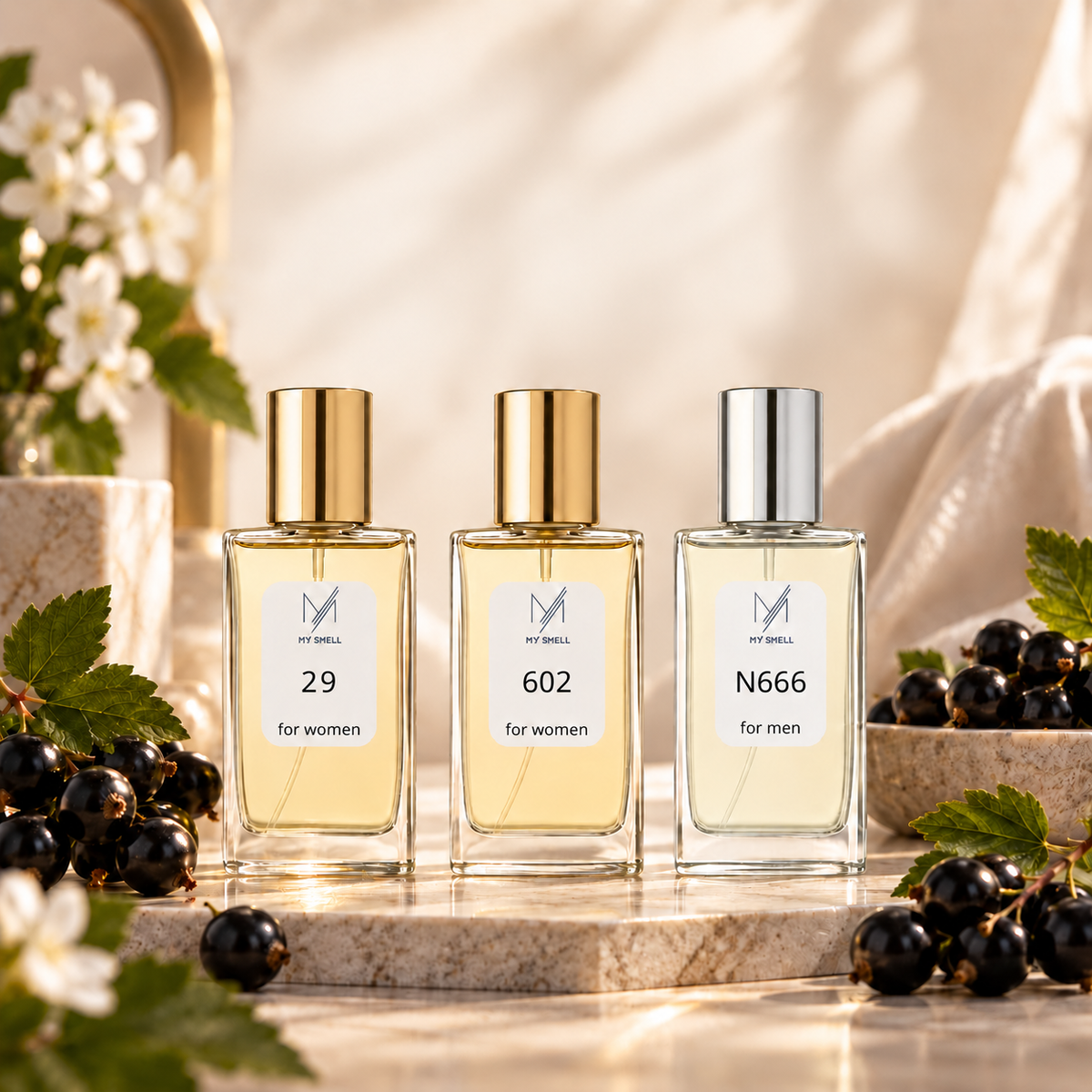 Jak pachną perfumy z nutą czarnej porzeczki? Przykłady MY SMELL