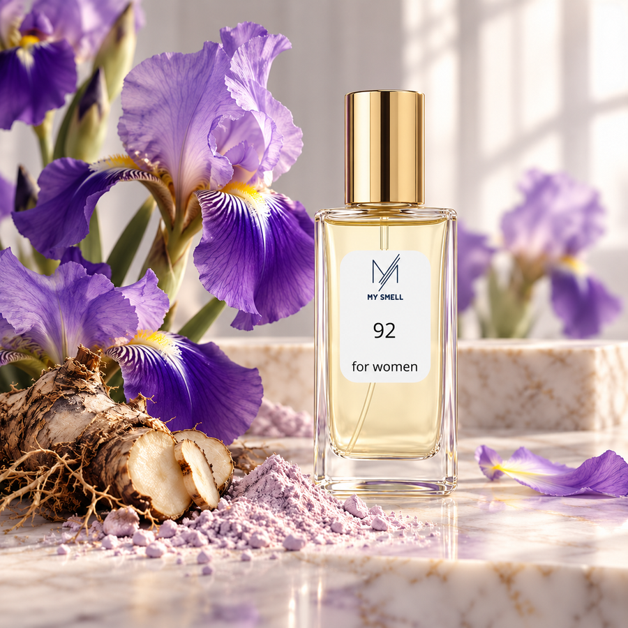 Jak pachną perfumy z nutą irysa? Przykłady MY SMELL