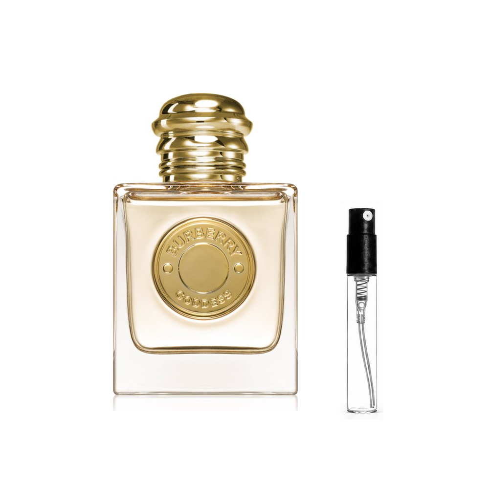 Burberry – Goddess EDP- odlewka perfum – flakon i identyczny atomizer wzorcowy