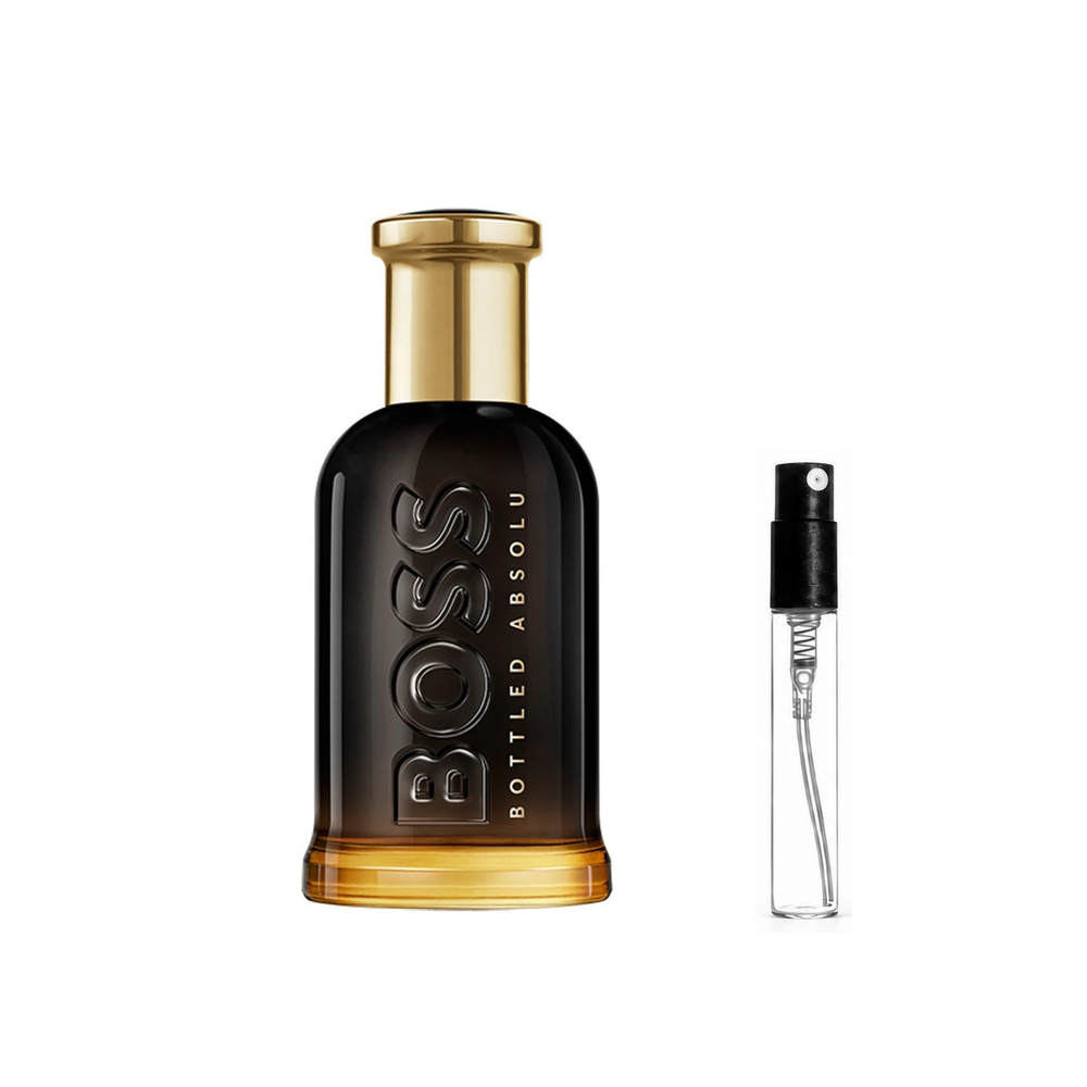 Hugo Boss Bottled Absolu Parfum Intense – oryginalny flakon i identyczny atomizer wzorcowy