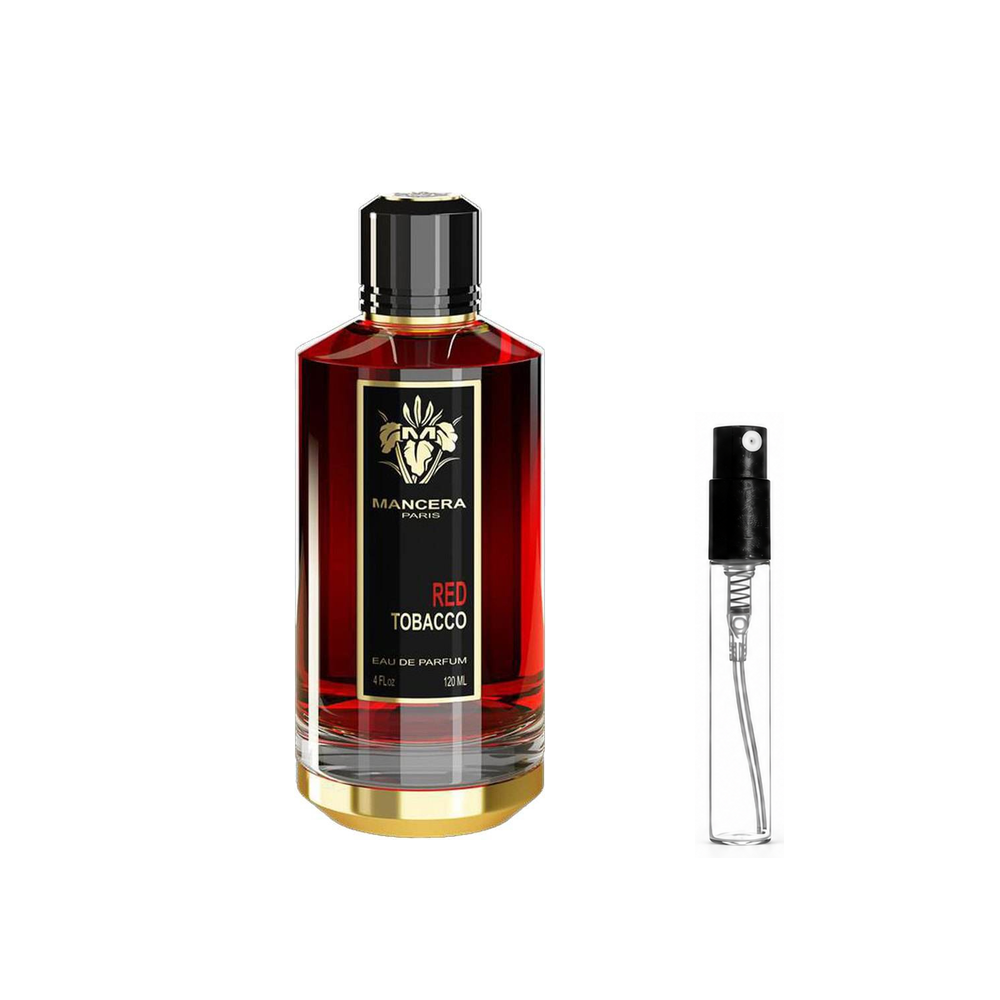 Mancera Red Tobacco – flakon i identyczny atomizer wzorcowy