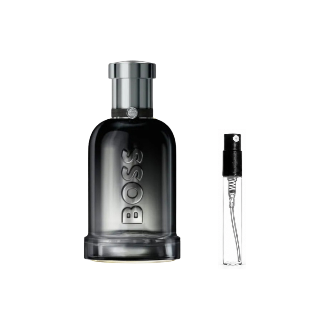 Hugo Boss Bottled Beyond Eau de Parfum – oryginalny flakon i identyczny atomizer wzorcowy