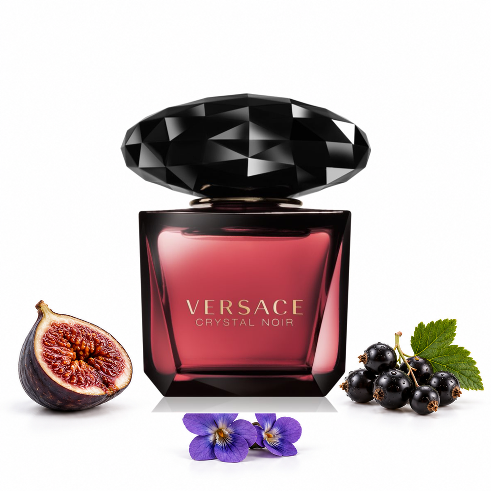 Versace – Crystal Noir EDT- odlewka perfum – oryginalny flakon i potwierdzone nuty zapachowe