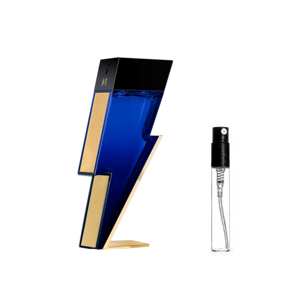Carolina Herrera Bad Boy Cobalt Absolute Eau de Parfum – oryginalny flakon i identyczny atomizer wzorcowy