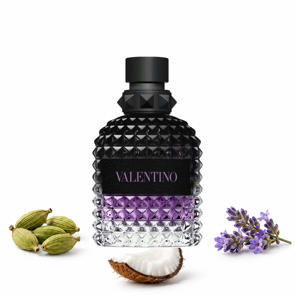 Valentino Uomo Born In Roma Purple Melancholia Eau de Toilette – oryginalny flakon i potwierdzone nuty