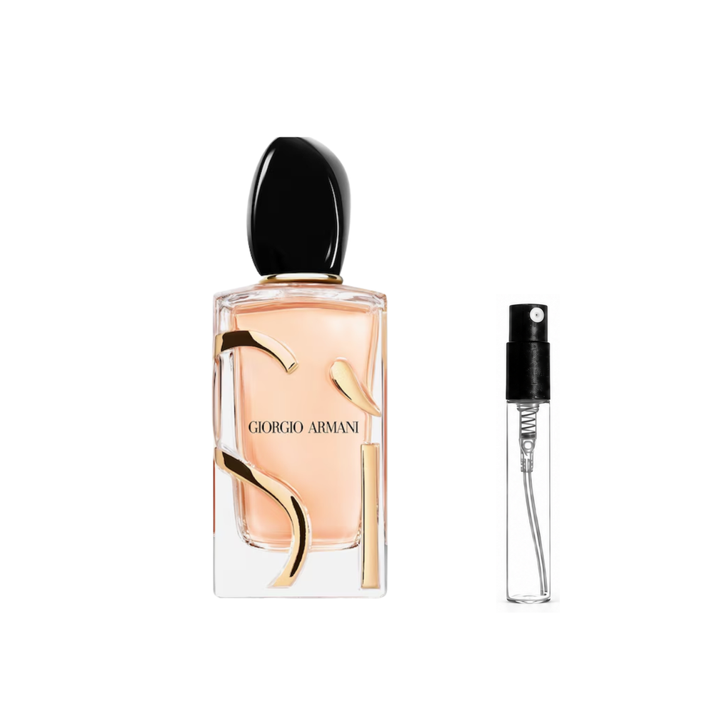 Armani Sì Eau de Parfum – odlewka perfum – flakon i identyczny atomizer wzorcowy
