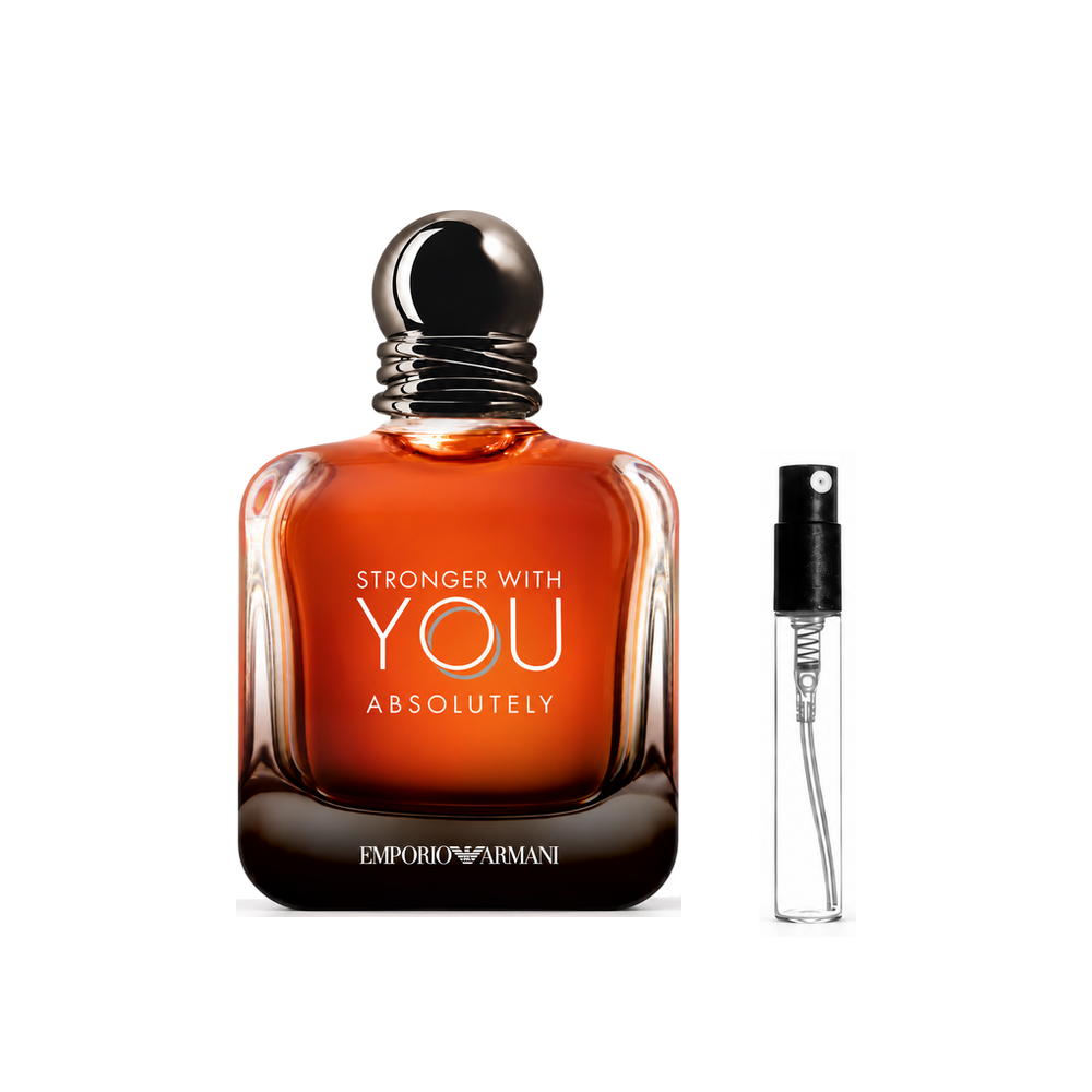 Armani Stronger With You Absolutely Parfum – odlewka perfum – flakon i identyczny atomizer wzorcowy