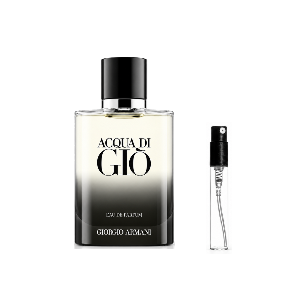 Armani Acqua di Giò Eau de Parfum – odlewka perfum – flakon i identyczny atomizer wzorcowy