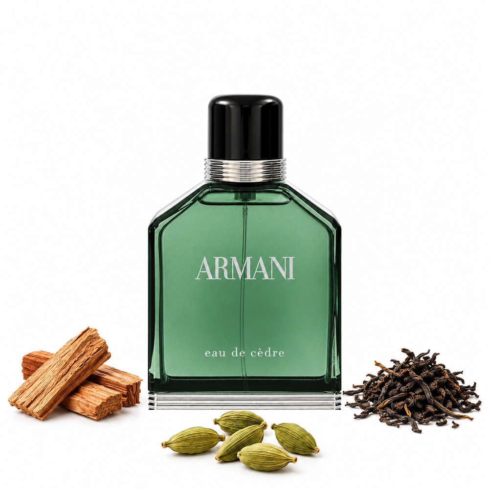Armani Eau de Cèdre – oryginalny flakon i potwierdzone nuty zapachowe