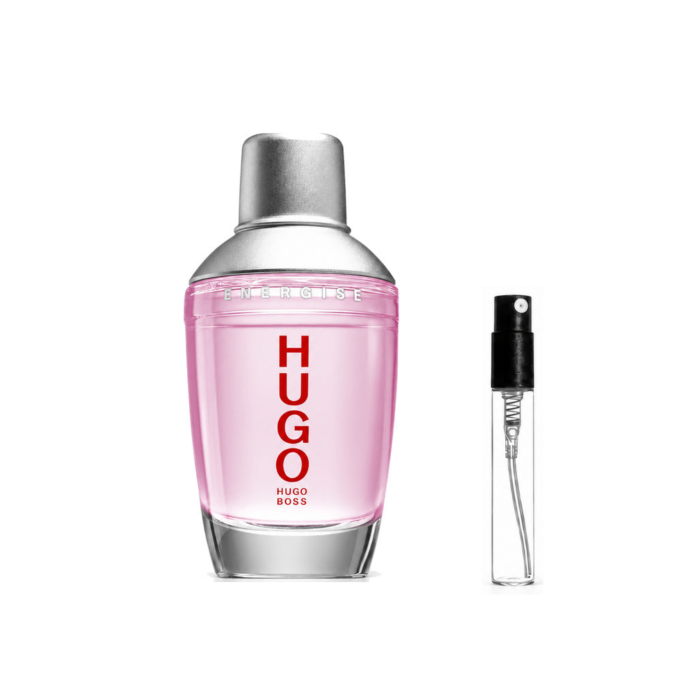 Hugo Boss HUGO Energise Eau de Toilette – odlewka perfum – flakon i identyczny atomizer wzorcowy