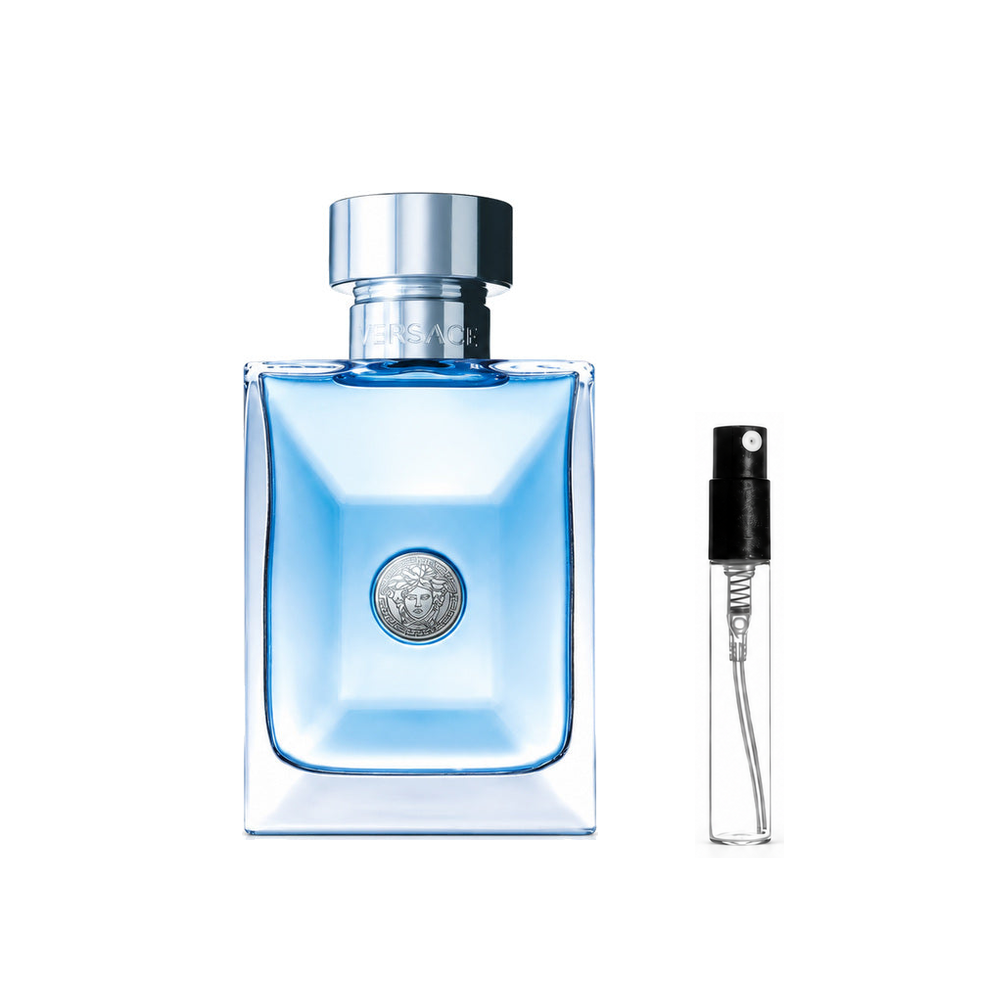 Versace Pour Homme Eau de Toilette – odlewka perfum – flakon i identyczny atomizer wzorcowy
