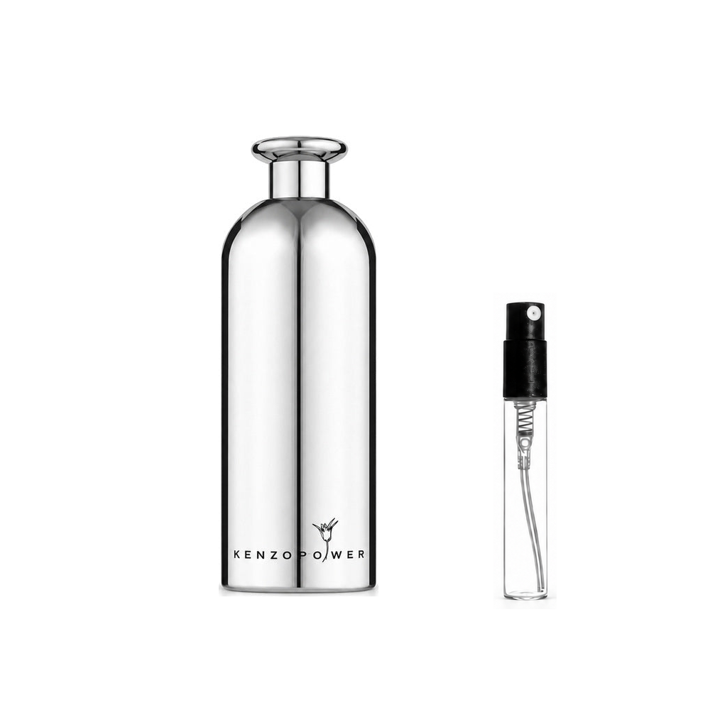 Kenzo Power Eau de Toilette – odlewka perfum – flakon i identyczny atomizer wzorcowy
