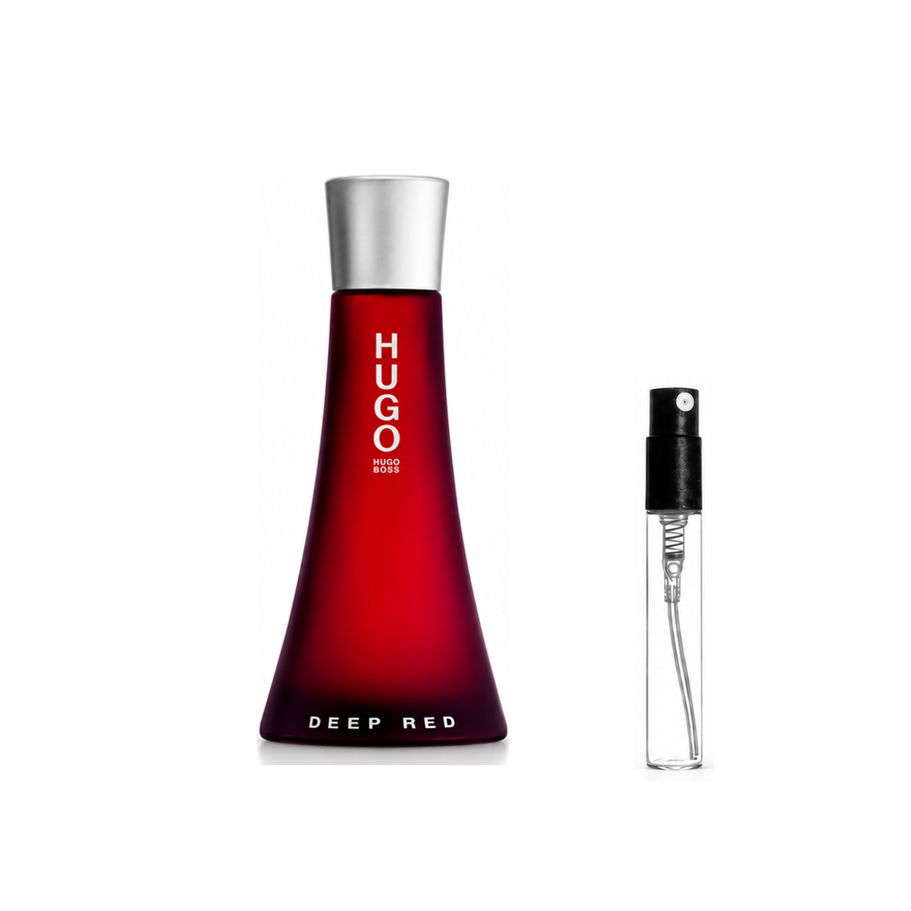 Hugo Boss HUGO Deep Red Eau de Parfum – odlewka perfum – flakon i identyczny atomizer wzorcowy