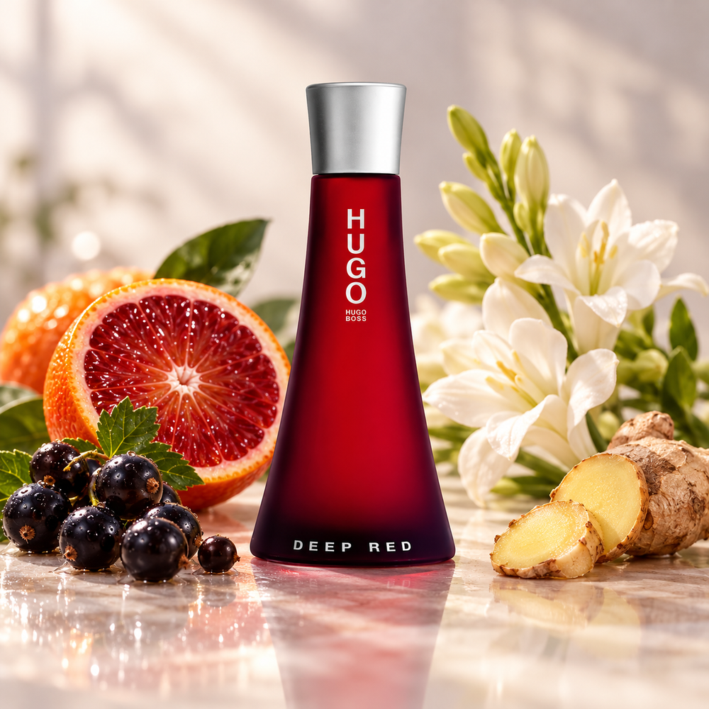 Hugo Boss HUGO Deep Red Eau de Parfum – odlewka perfum – flakon i nuty zapachowe