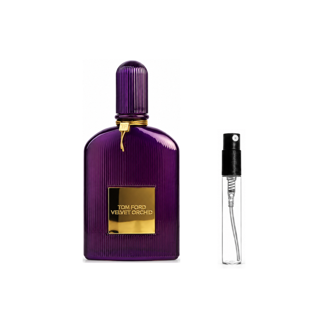 Tom Ford Velvet Orchid Eau de Parfum – odlewka perfum – flakon i identyczny atomizer wzorcowy