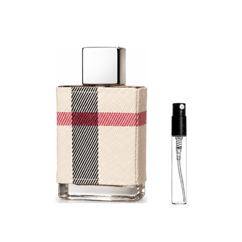 Burberry London for Women Eau de Parfum – odlewka perfum – flakon i identyczny atomizer wzorcowy