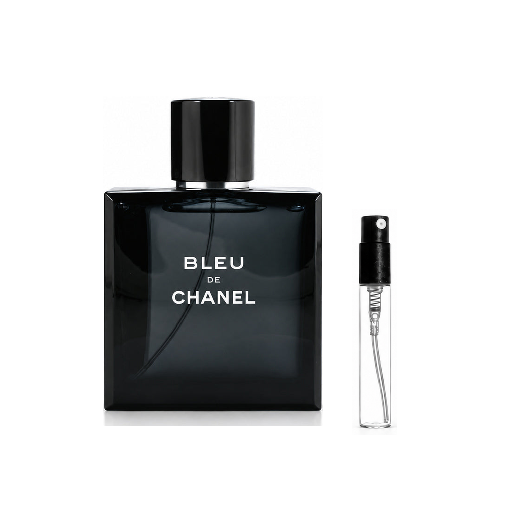 Chanel Bleu de Chanel Eau de Toilette – odlewka perfum – flakon i identyczny atomizer wzorcowy