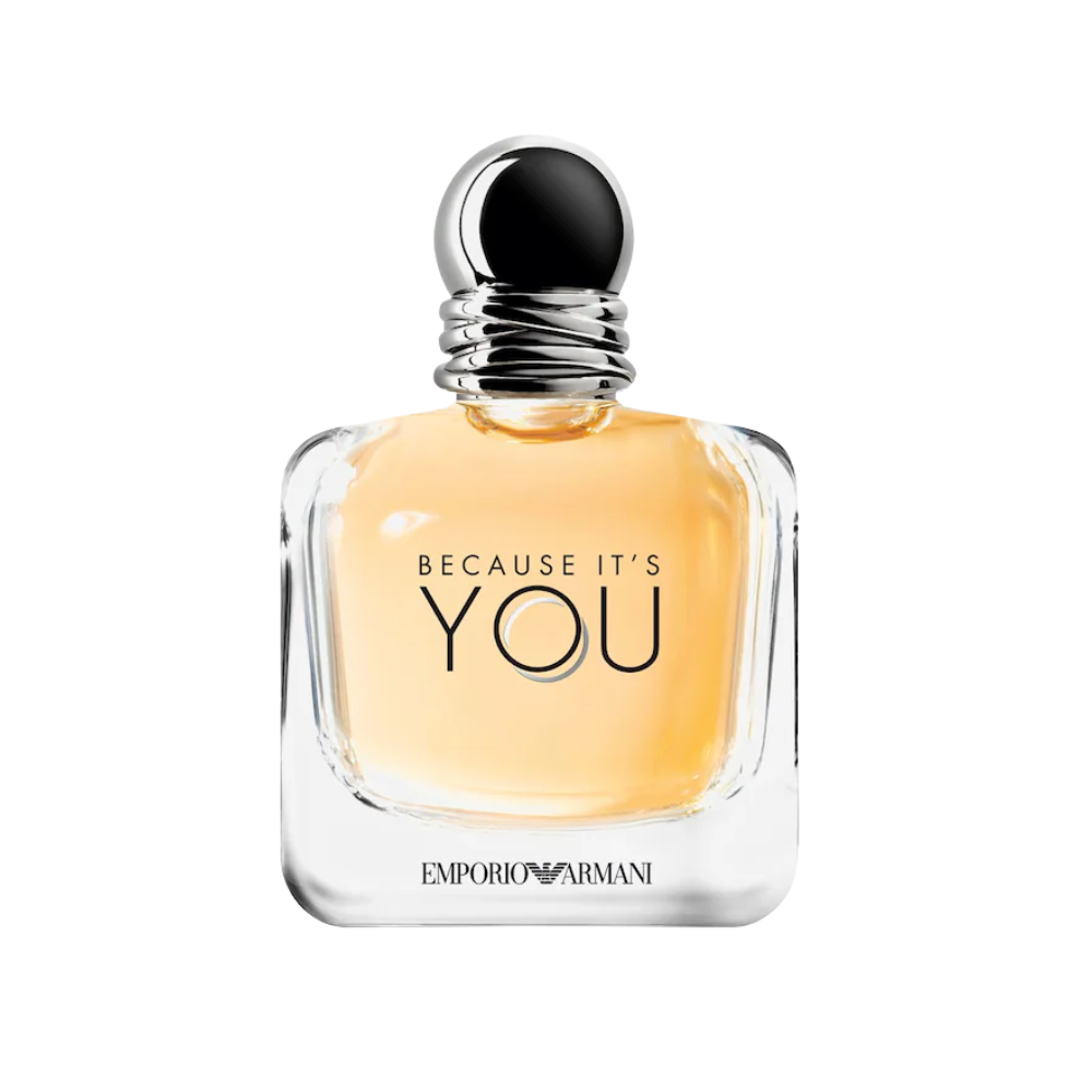 Flakon perfum Armani Because It's You z nutami maliny, cytryny, róży, wanilii i piżma – romantyczny zapach dla kobiet.