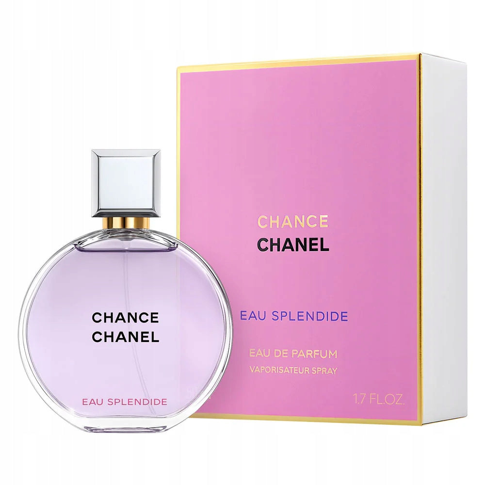 Chanel Chance Eau Splendide, Chance Eau Splendide woda perfumowana, perfumy Chanel, luksusowe perfumy damskie, elegancki zapach, trwałe perfumy, kwiatowy zapach, kobiece perfumy, perfumy premium, ekskluzywne perfumy, nowoczesne perfumy, najlepsze perfumy Chanel, zapach dla kobiet, oryginalne perfumy, perfumy na prezent