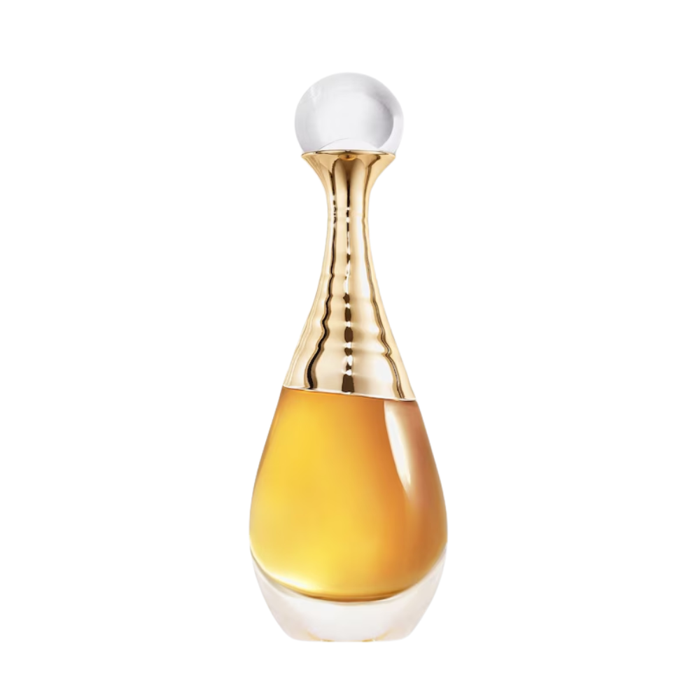 Flakon perfum Dior J'adore L'Or z nutami jaśminu, róży, konwalii, fiołka i kwiatu pomarańczy – luksusowy zapach dla kobiet.