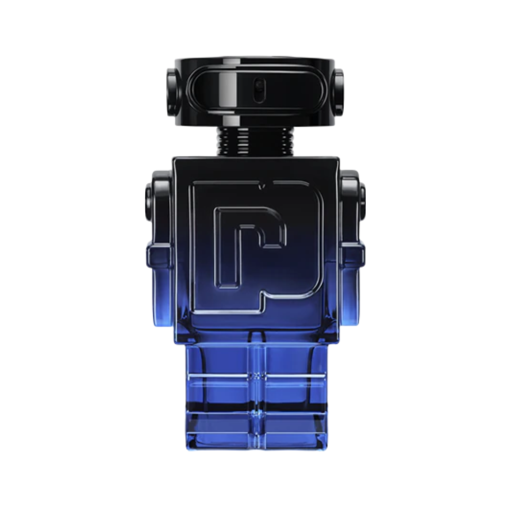 Flakon perfum Rabanne – Phantom Intense Eau de Parfum Intense z nutami kwiat pomarańczy, lawenda, kardamon, lawenda, szałwia, pomarańcza, rum i wanilia, mech, cedr.