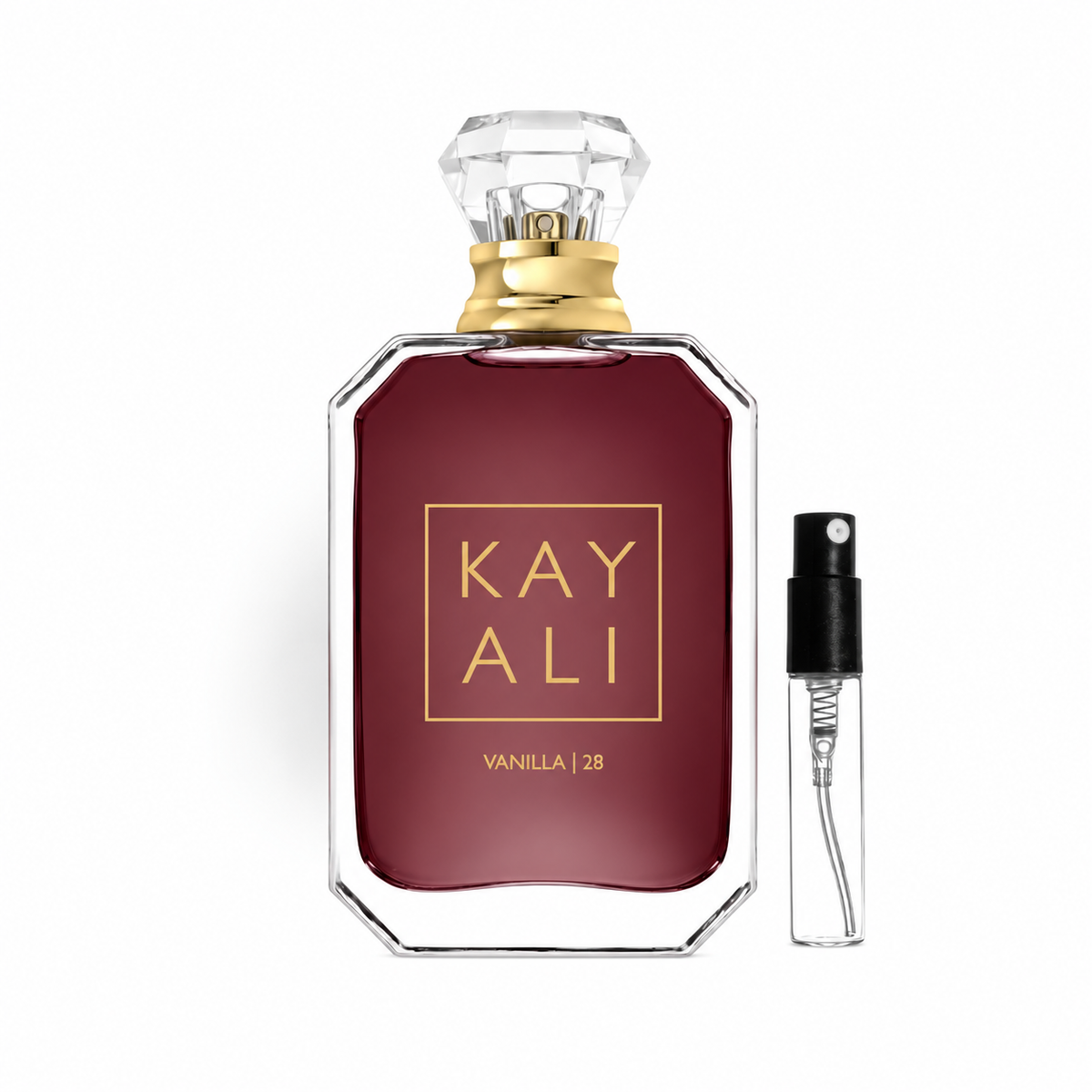 Kayali – Vanilla | 28 EDP – odlewka perfum – oryginalny flakon i odlewka z atomizerem