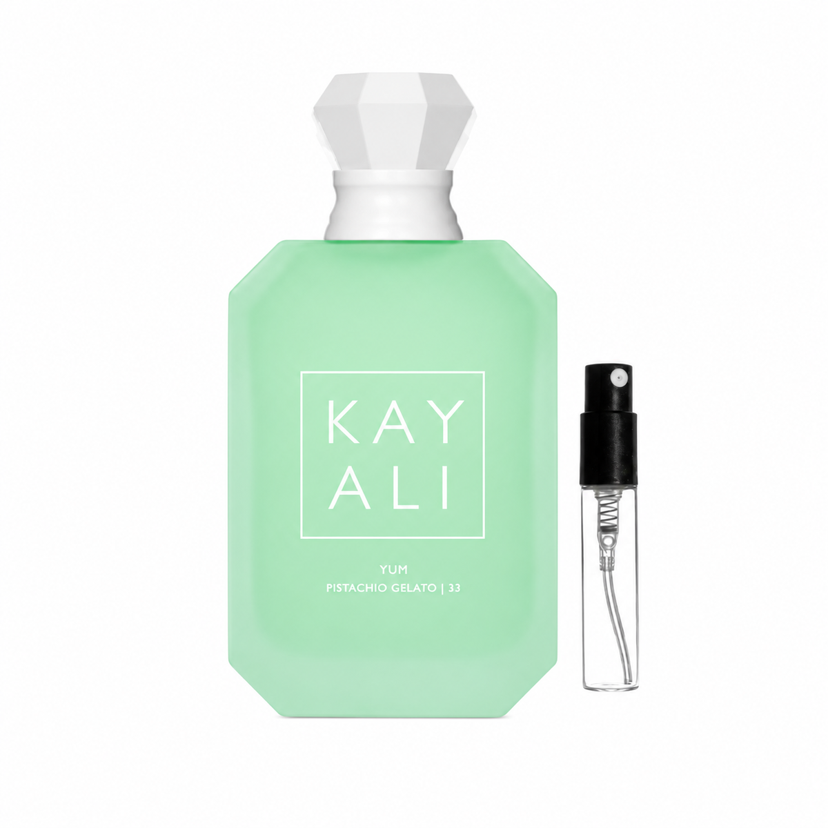 Kayali – Yum Pistachio Gelato | 33 EDP Intense – odlewka perfum – oryginalny flakon i odlewka z atomizerem