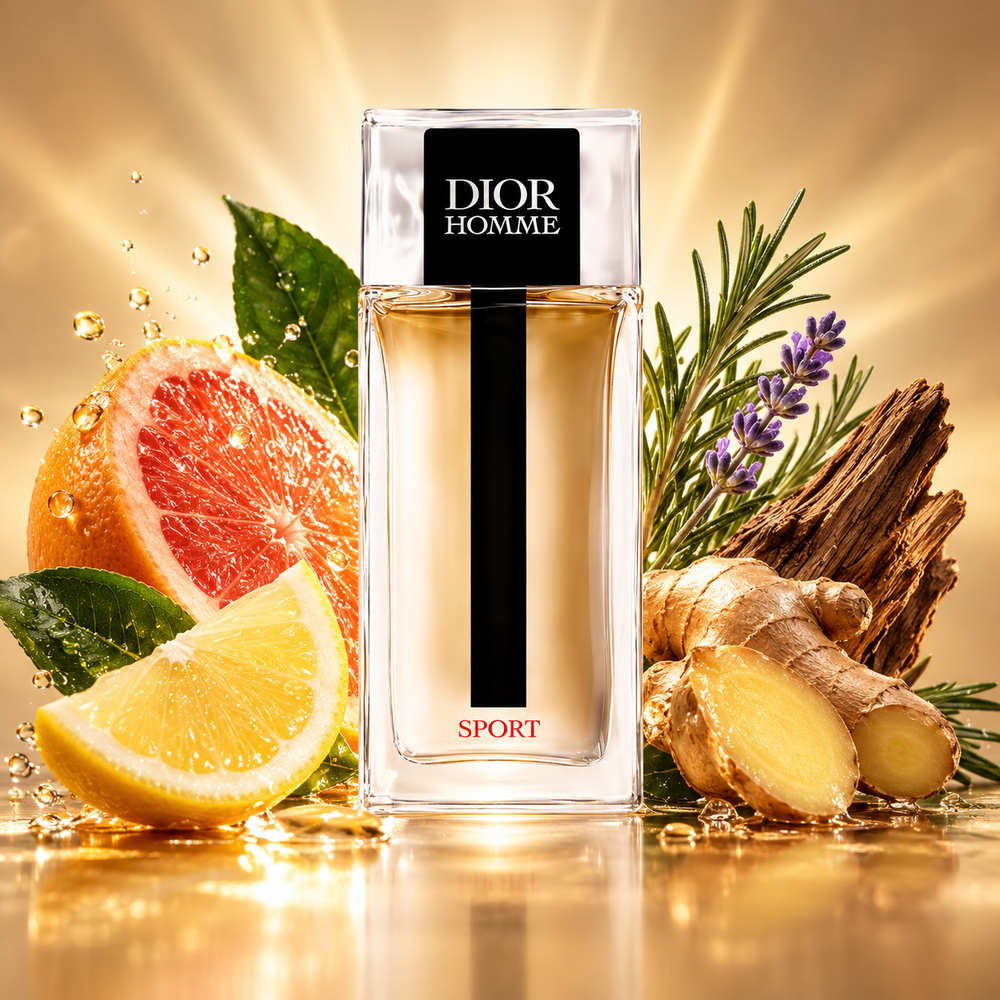 Dior Homme Sport Eau de Toilette – odlewka perfum – flakon z nutami zapachowymi