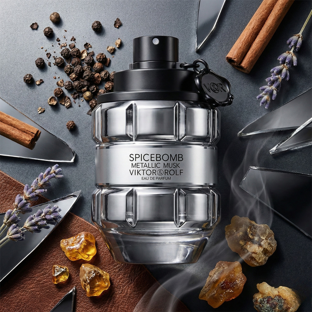 Spicebomb Metallic Musk – ostry, metaliczny zapach dla mężczyzn