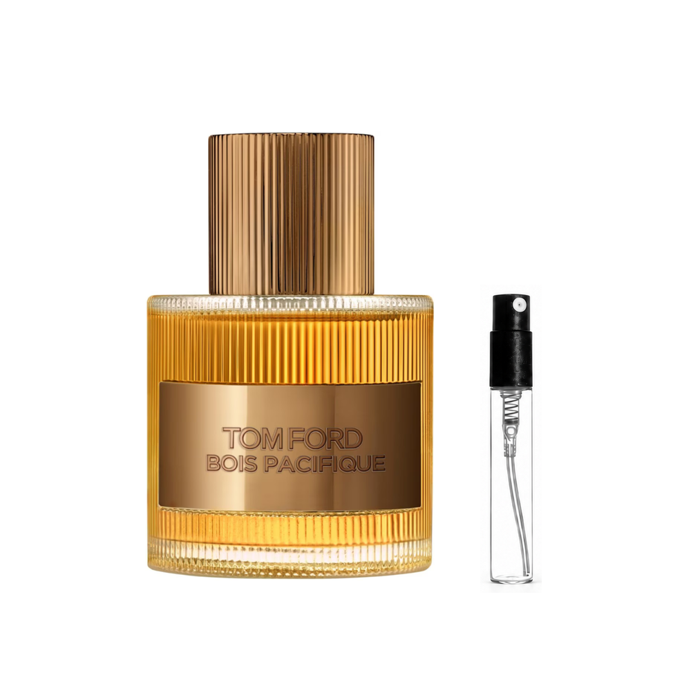 Tom Ford Bois Pacifique Eau de Parfum – flakon i identyczny atomizer wzorcowy