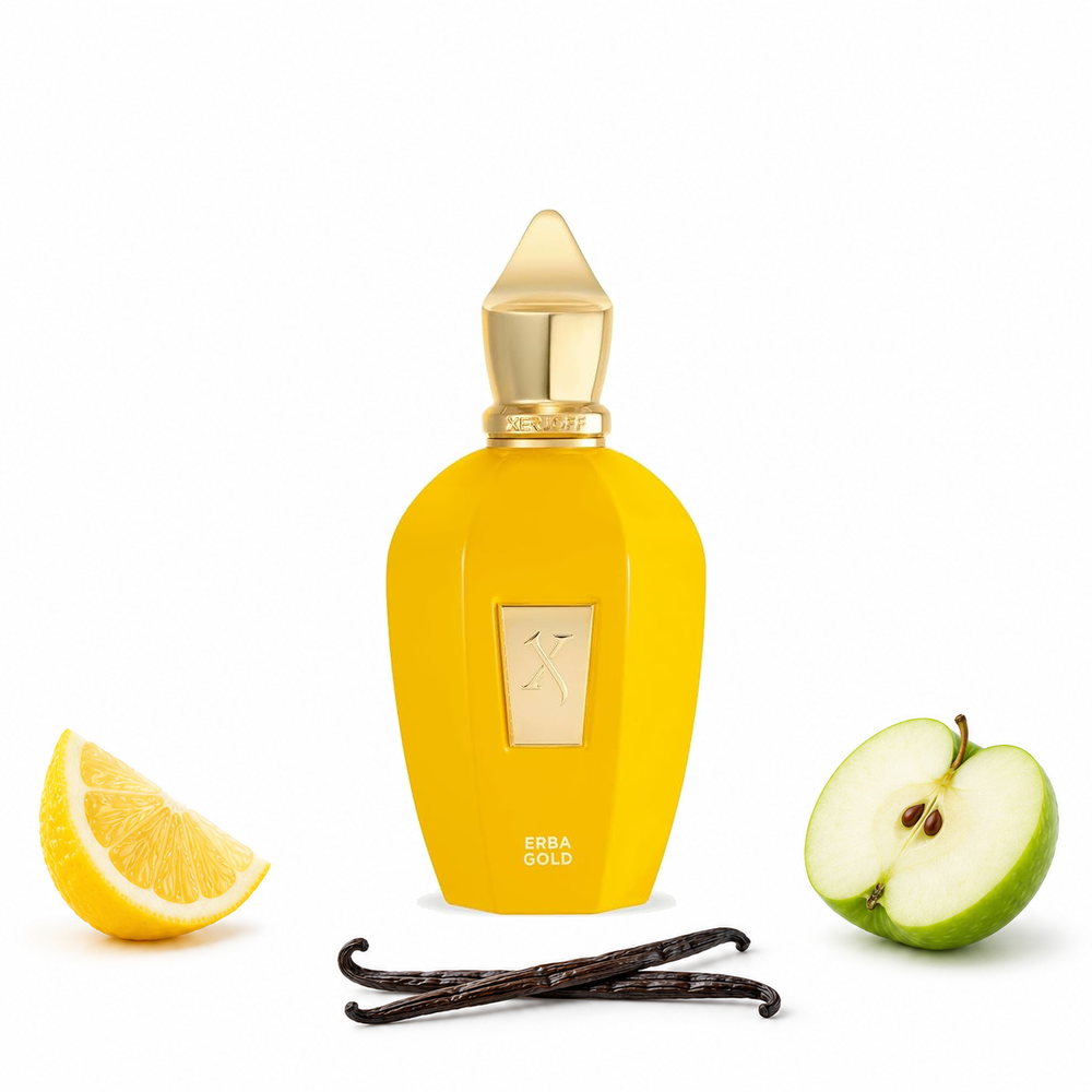 Xerjoff Erba Gold Eau de Parfum – oryginalny flakon i potwierdzone nuty zapachowe