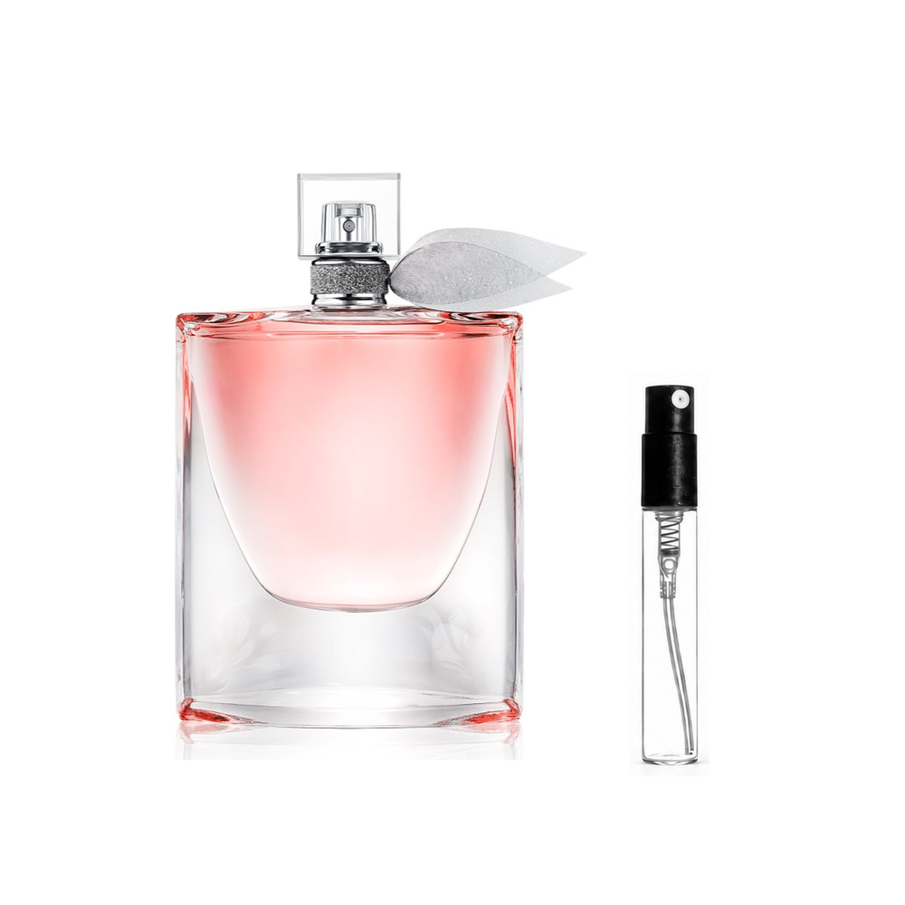 Lancome  – La vie est belle EDP- odlewka perfum – flakon i identyczny atomizer wzorcowy