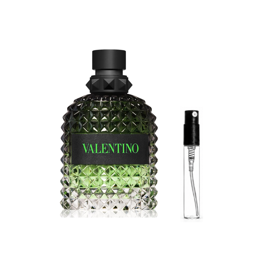 Valentino Uomo Born In Roma Green Stravaganza Eau de Toilette – oryginalny flakon i identyczny atomizer wzorcowy