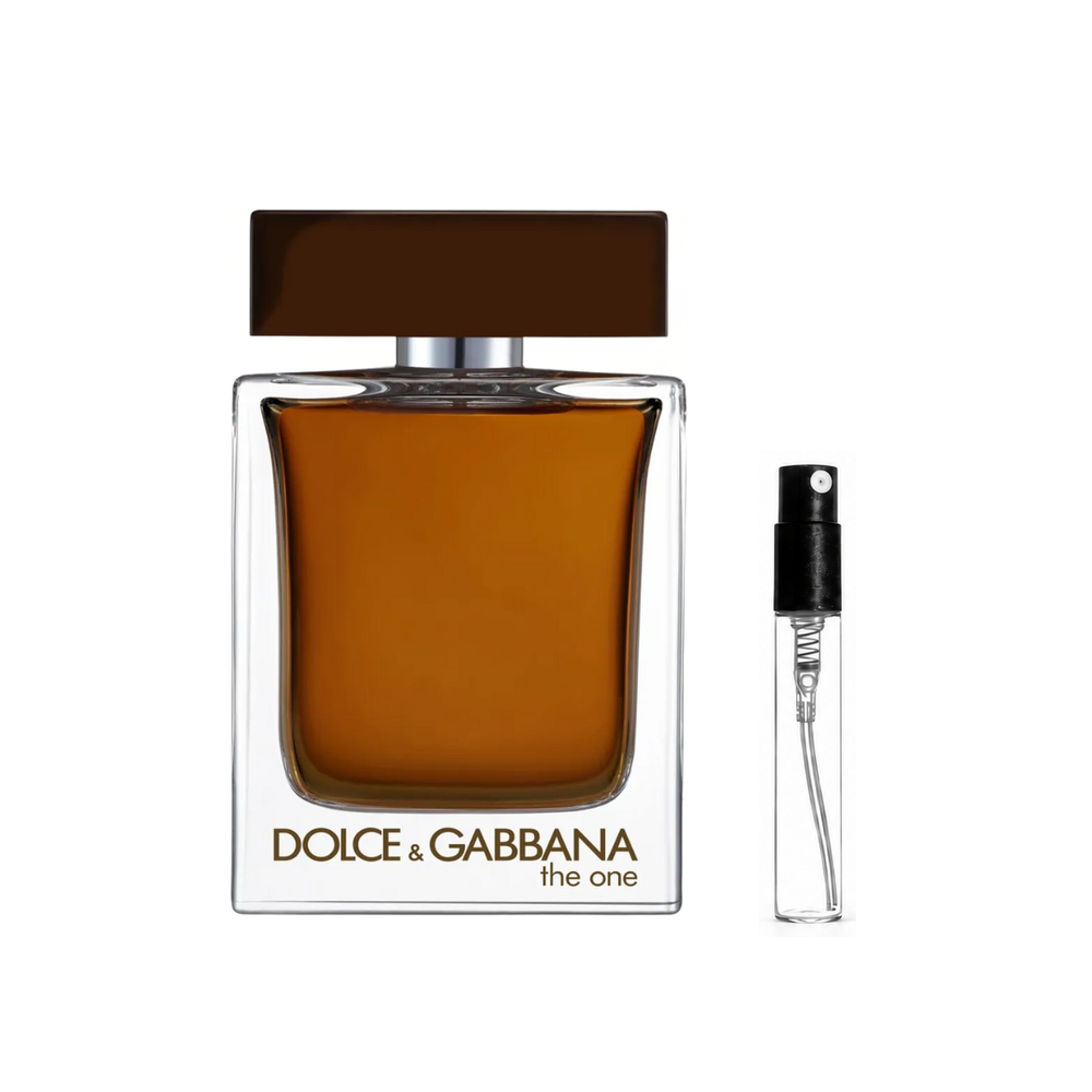 Dolce & Gabbana The One Pour Homme Eau de Parfum – oryginalny flakon i identyczny atomizer wzorcowy
