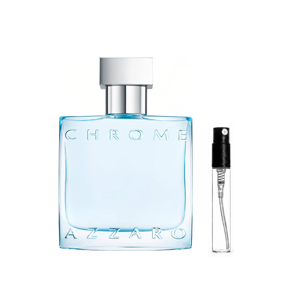 Azzaro Chrome Eau de Toilette – oryginalny flakon i identyczny atomizer wzorcowy