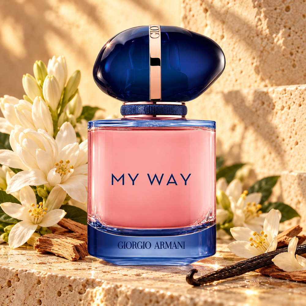 Armani My Way Intense Eau de Parfum – odlewka perfum – flakon z nutami zapachowymi