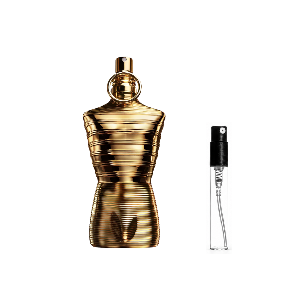 JPG Le Male Elixir Absolu – flakon i identyczny atomizer wzorcowy