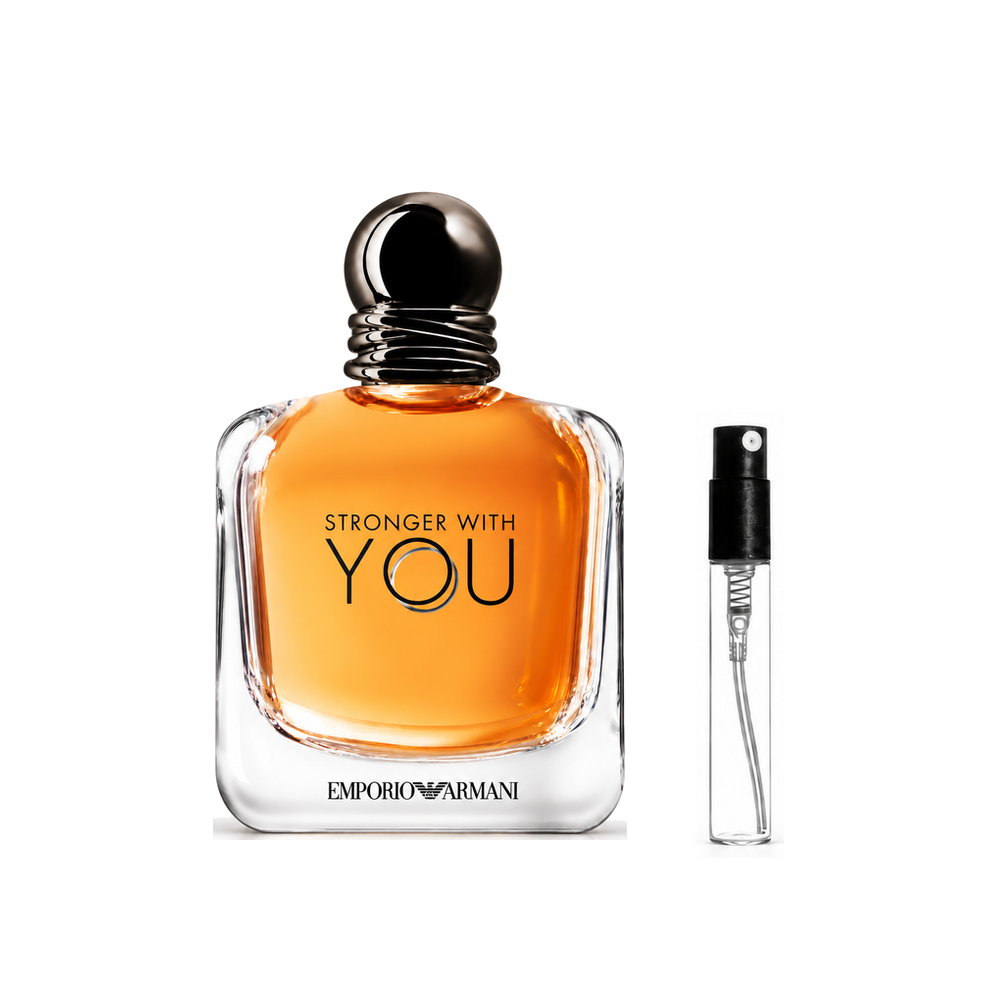 Armani Stronger With You Eau de Toilette – odlewka perfum – flakon i identyczny atomizer wzorcowy
