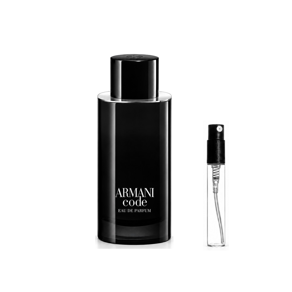 Armani Code Eau de Parfum – odlewka perfum – flakon i atomizer odlewki