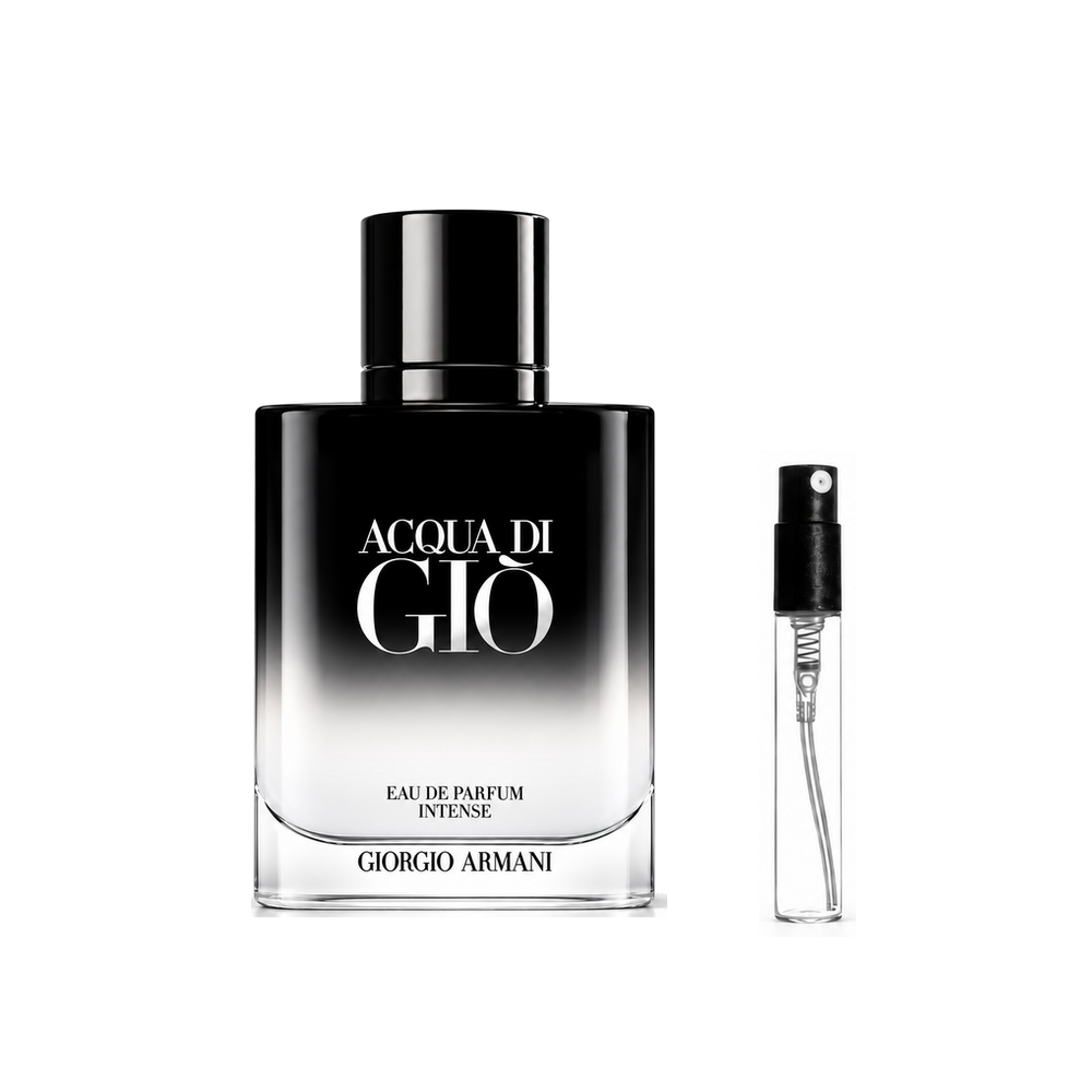 Armani Acqua di Giò Eau de Parfum Intense – odlewka perfum – flakon i identyczny atomizer wzorcowy