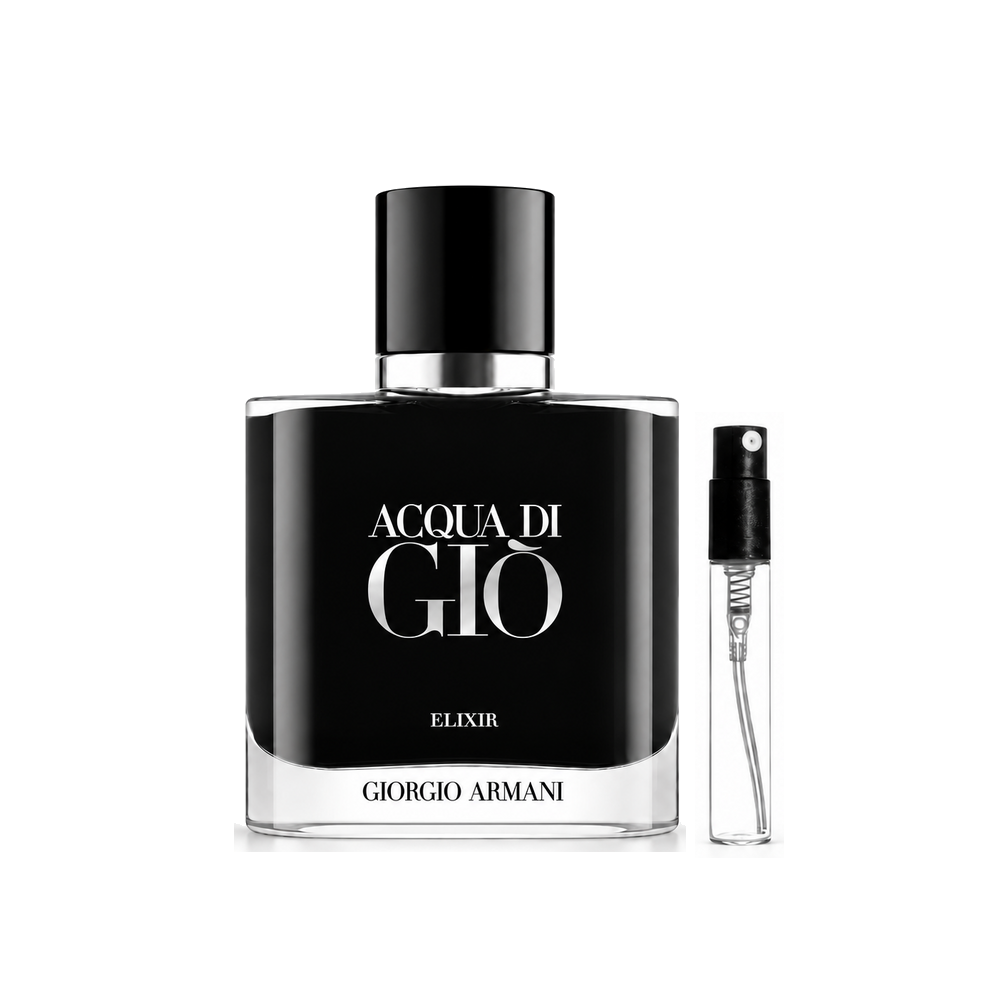 Armani Acqua di Giò Elixir – odlewka perfum – flakon i atomizer odlewki