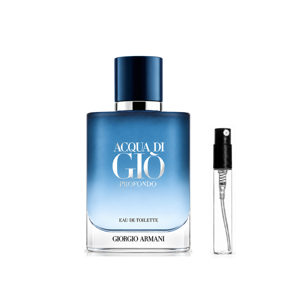 Armani Acqua di Giò Profondo Eau de Toilette – odlewka perfum – flakon i atomizer odlewki