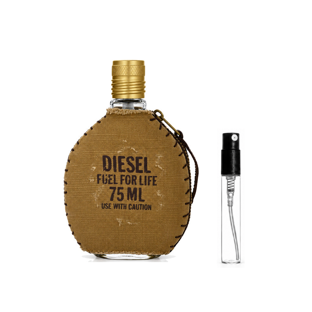 Diesel Fuel for Life Eau de Toilette – odlewka perfum – flakon i identyczny atomizer wzorcowy