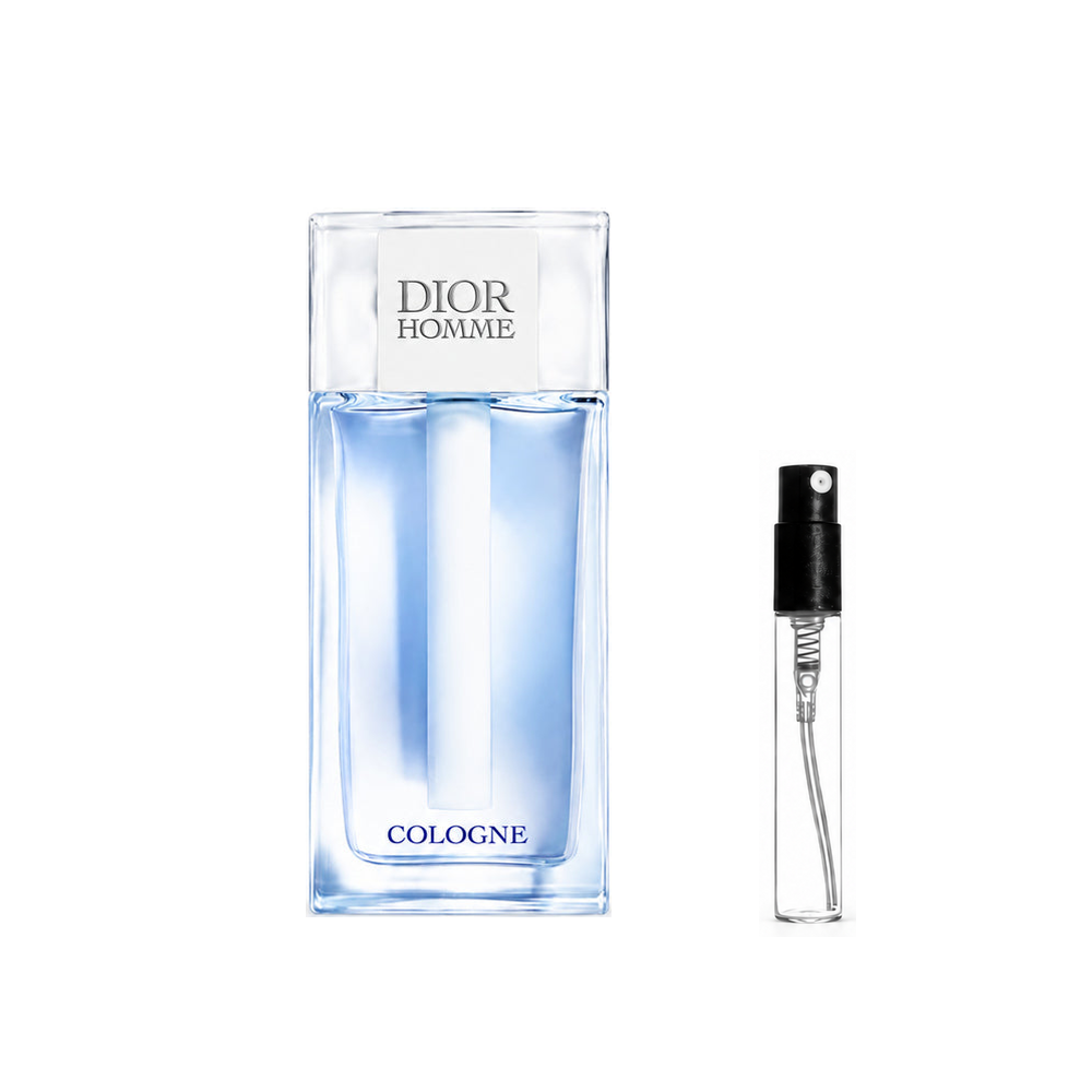 Dior Homme Cologne Eau de Cologne – odlewka perfum – flakon i identyczny atomizer wzorcowy