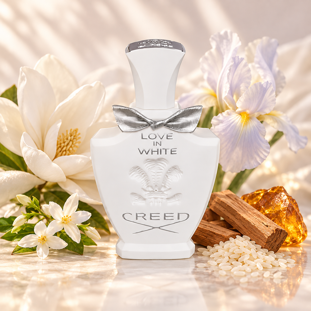 Creed Love in White Eau de Parfum – odlewka perfum – flakon z nutami zapachowymi