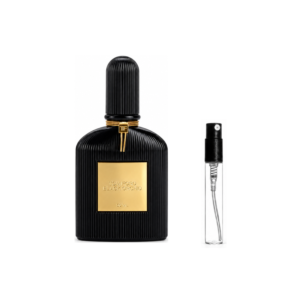 Tom Ford Black Orchid Eau de Parfum – odlewka perfum – flakon i identyczny atomizer wzorcowy