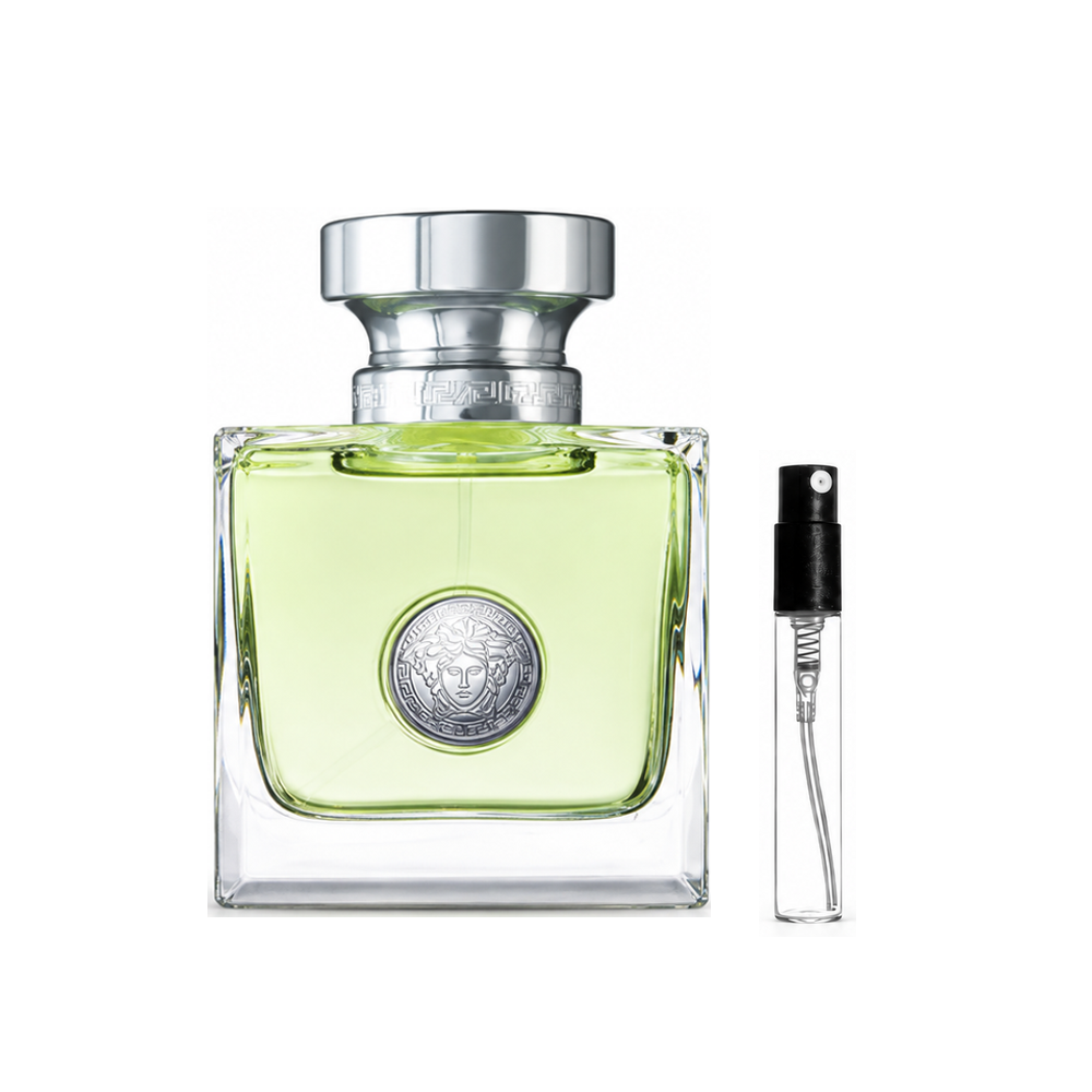 Versace Versense Eau de Toilette – odlewka perfum – flakon i identyczny atomizer wzorcowy