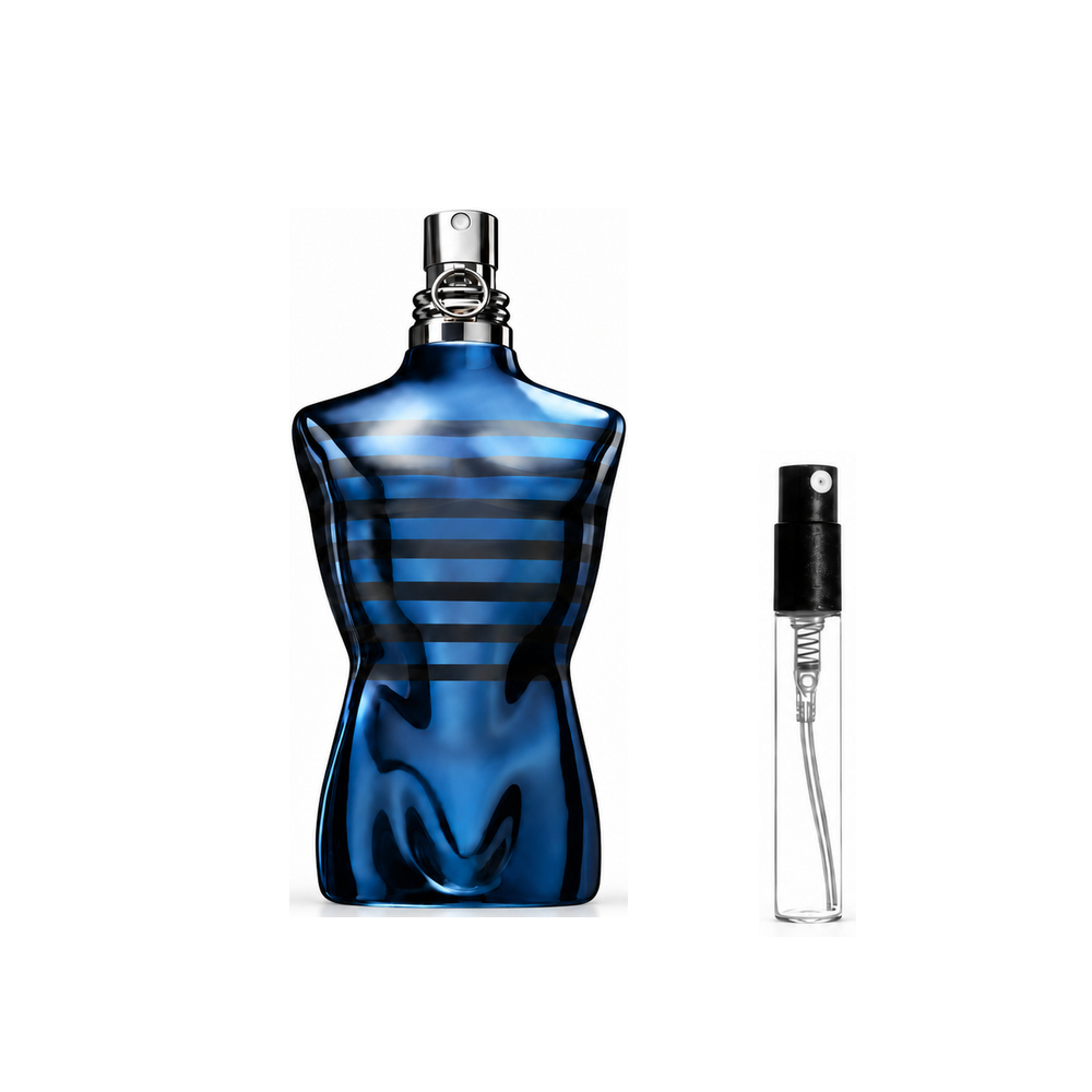 Jean Paul Gaultier Le Male In Blue Eau de Parfum – odlewka perfum – flakon i identyczny atomizer wzorcowy