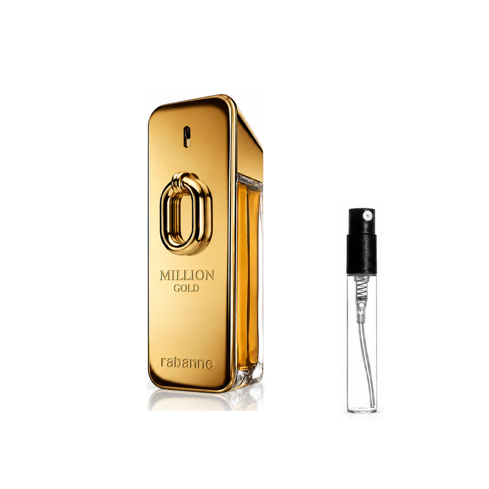 Rabanne Million Gold Eau de Parfum Intense – odlewka perfum – flakon i identyczny atomizer wzorcowy