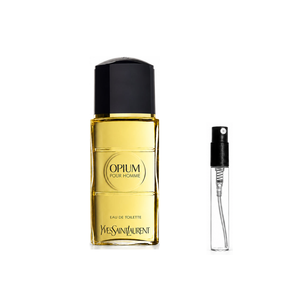 Yves Saint Laurent Opium Pour Homme Eau de Toilette – odlewka perfum – flakon i identyczny atomizer wzorcowy
